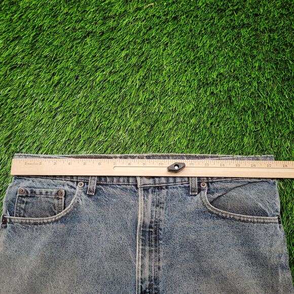 VTG 90s Levis 550 Dad Jeans Mens 34x32 USA Made Stone Wash Tapered - Picture 2 of 11